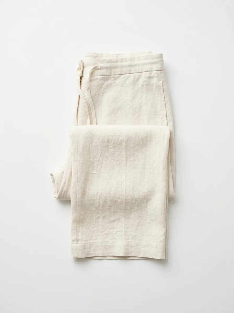 Leinenhose Wide Leg