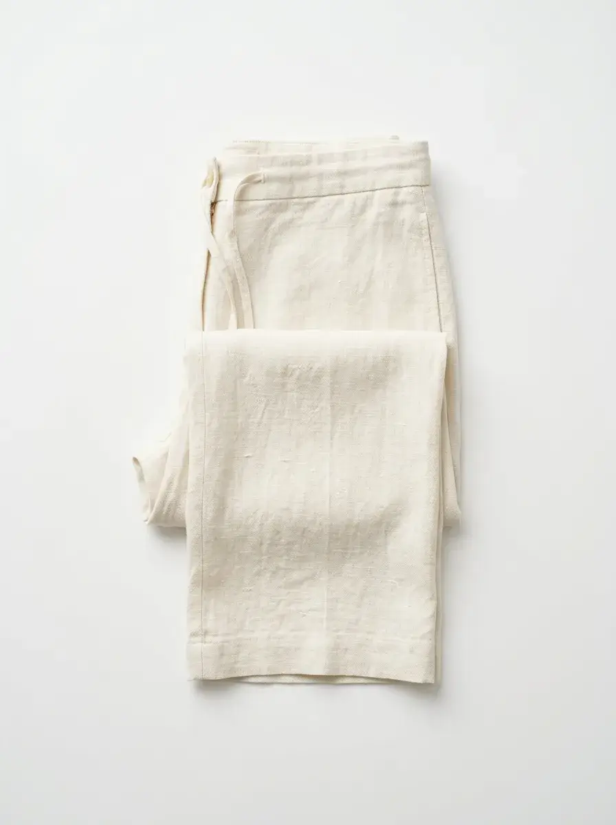 Leinenhose Wide Leg