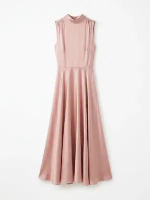 Seidenkleid Midi